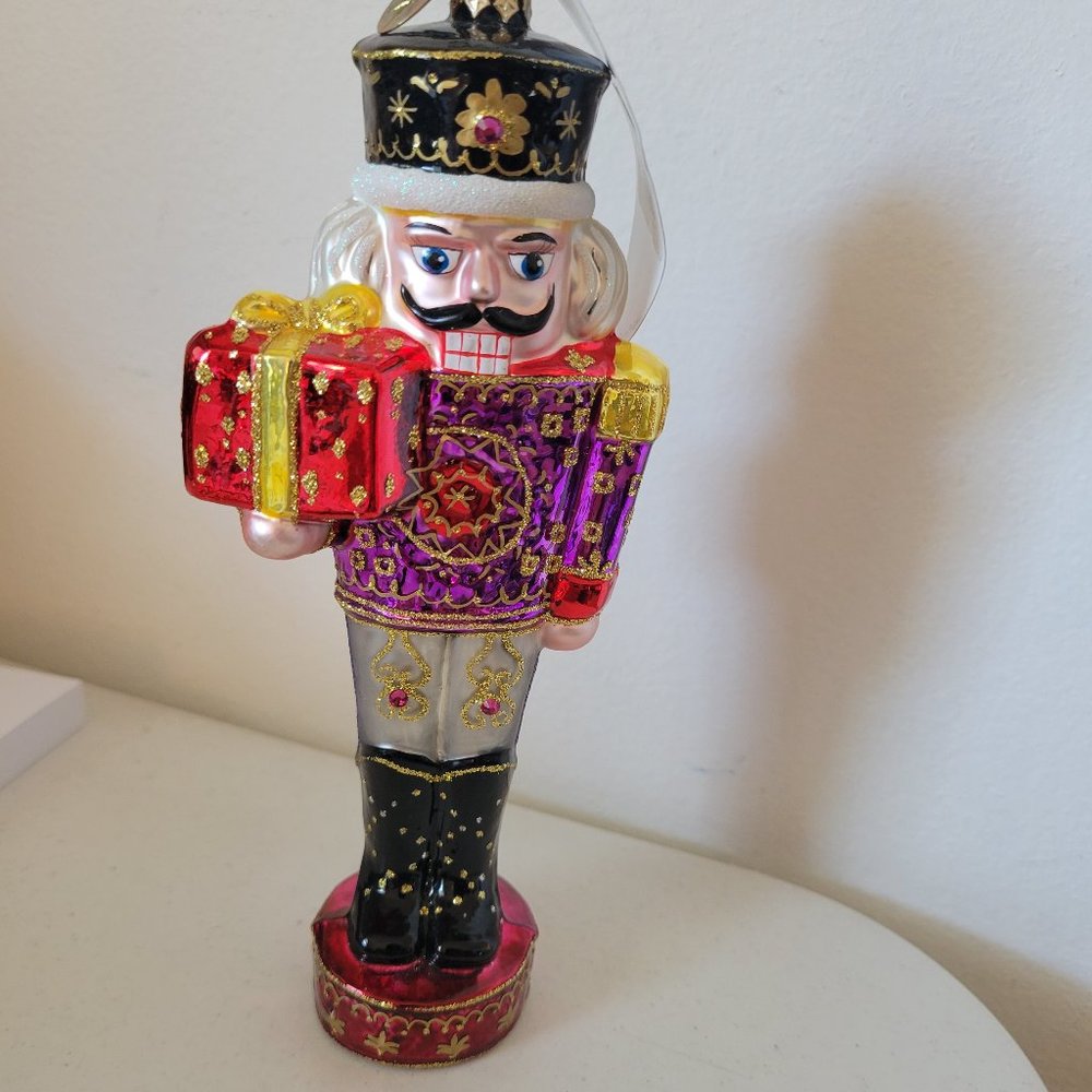 Christopher Radko magenta in Marrakech nutcracker